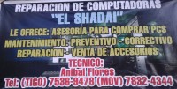 "El Shadday" Reparación y mantenimiento de pc